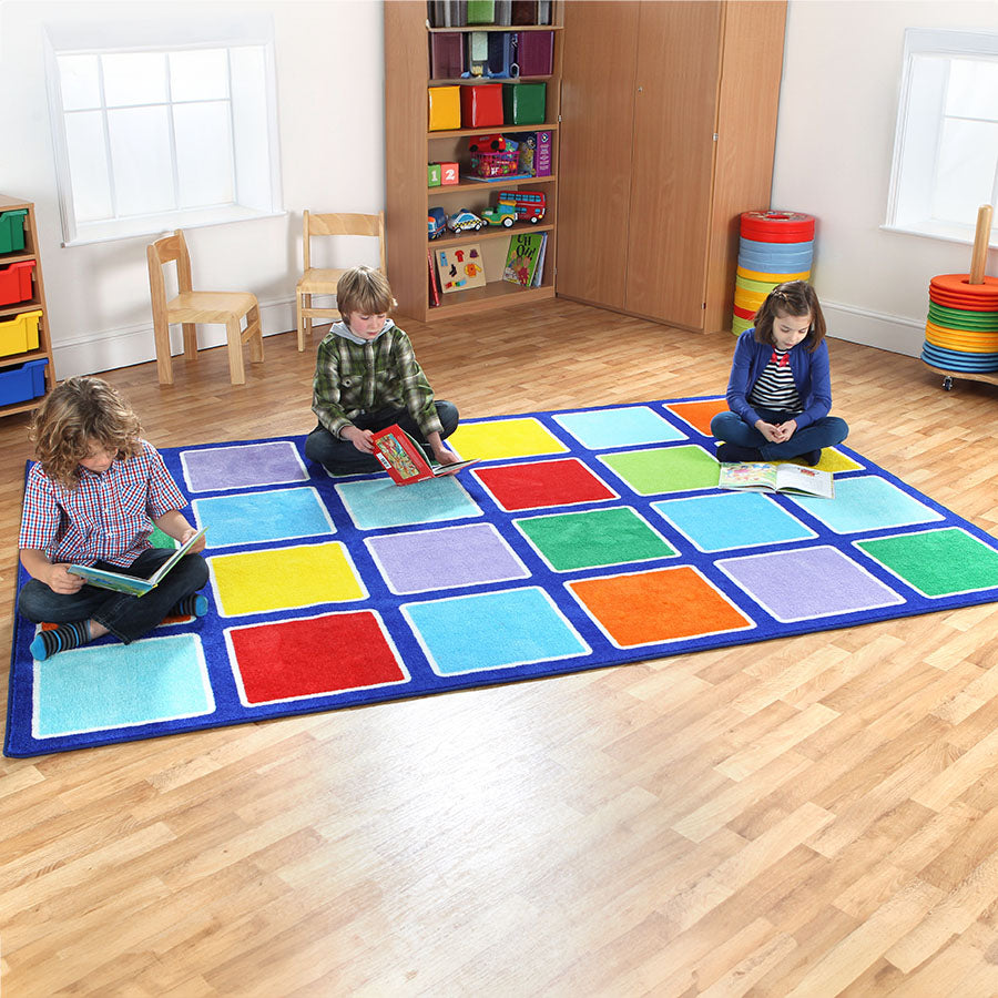 Rainbow Rectangular Carpet