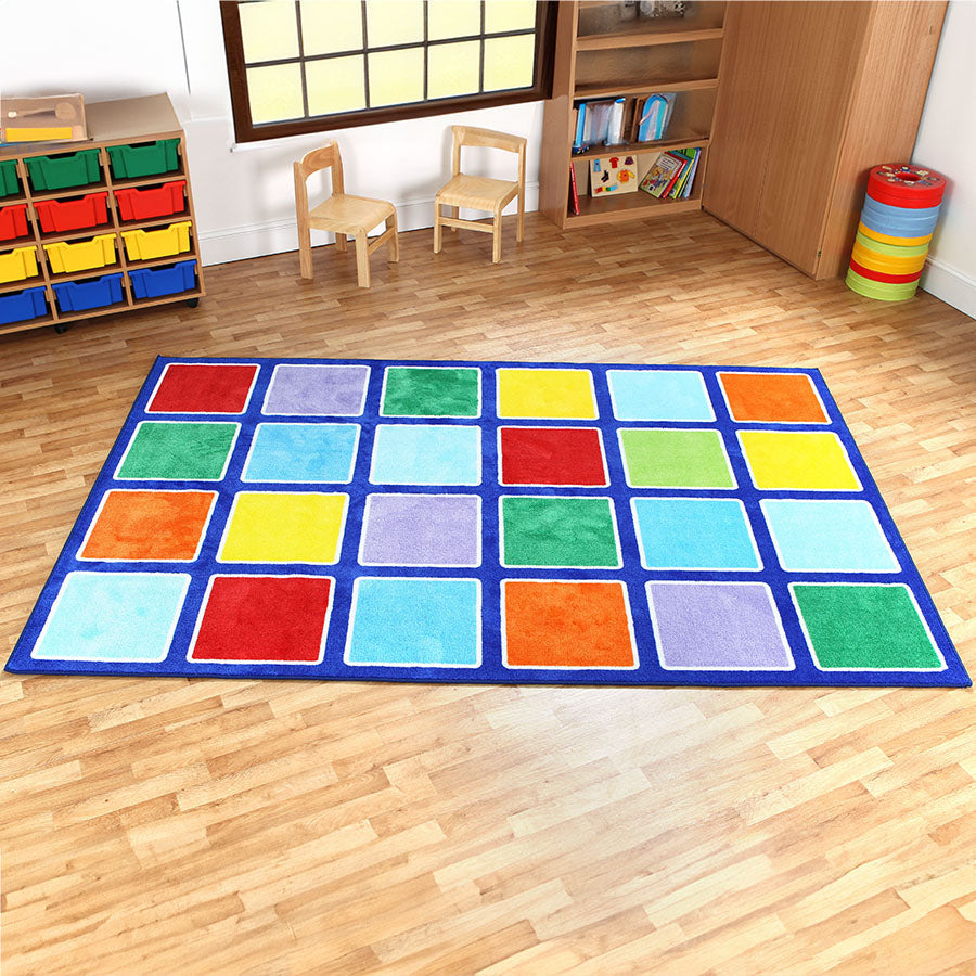 Rainbow Rectangular Carpet
