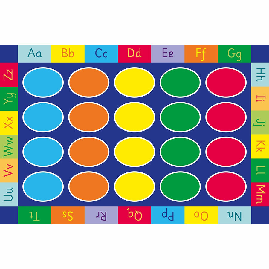 Rainbow™ ABC Rectangular Carpet 3x2M