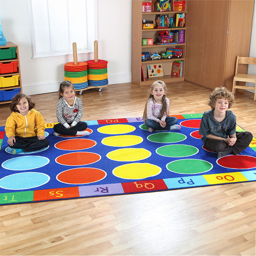 Rainbow™ ABC Rectangular Carpet 3x2M