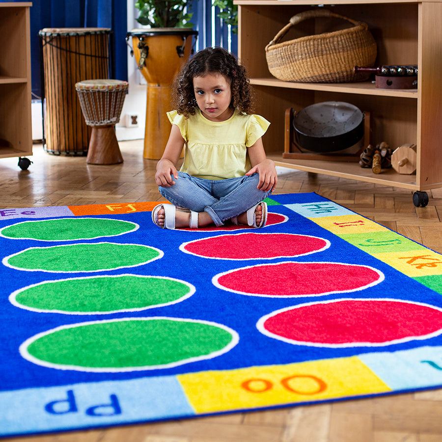 Rainbow™ ABC Rectangular Carpet 3x2M