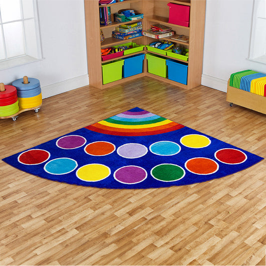 Rainbow Corner Placement Carpet