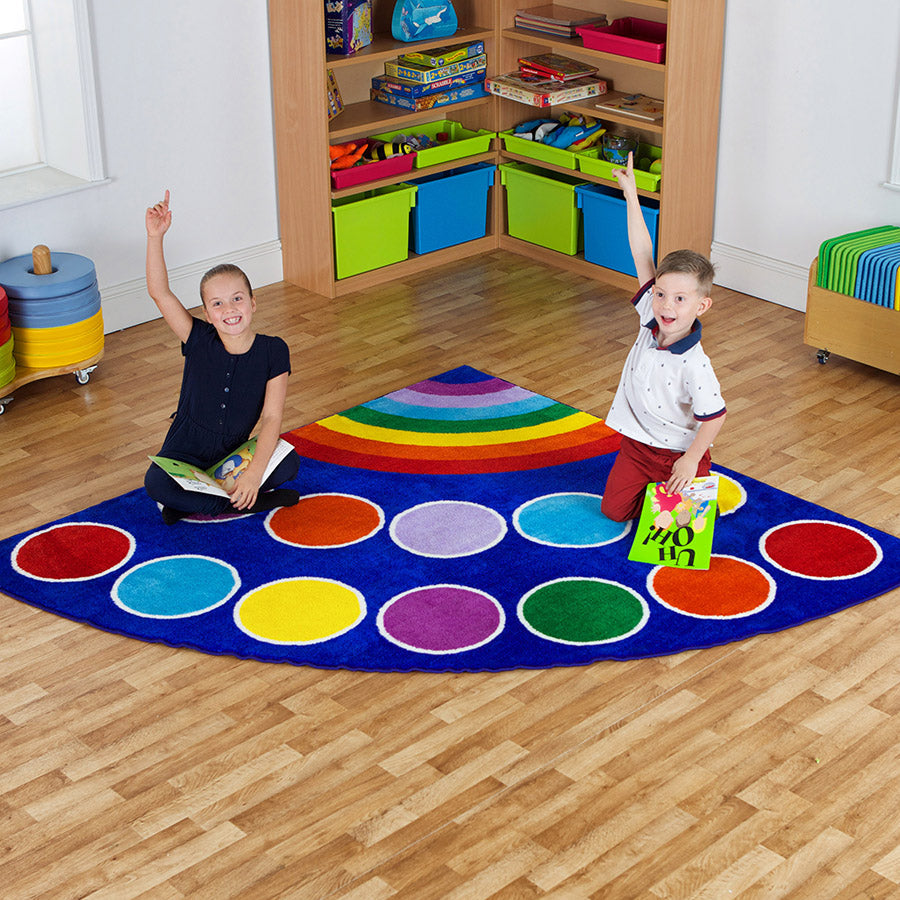 Rainbow Corner Placement Carpet