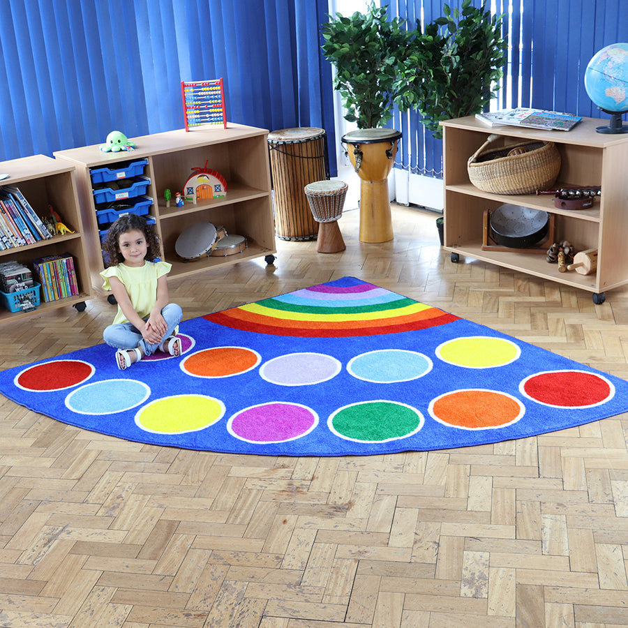 Rainbow Corner Placement Carpet