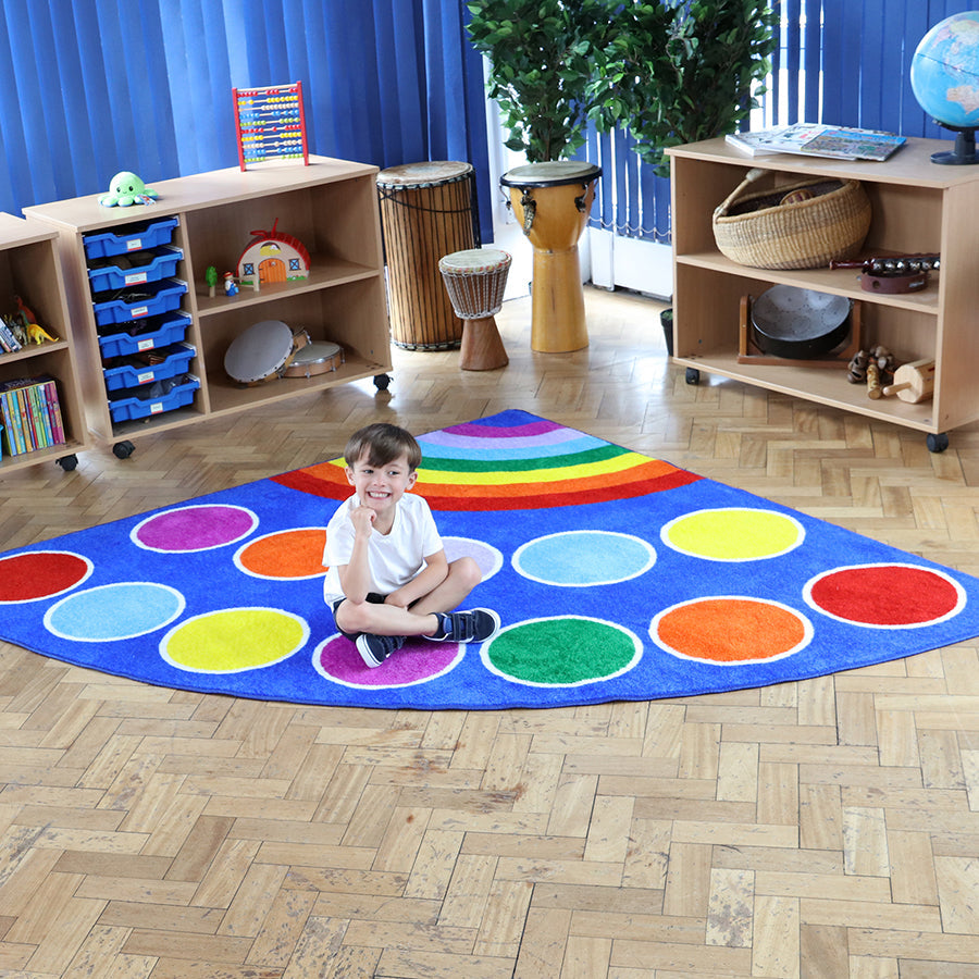 Rainbow Corner Placement Carpet