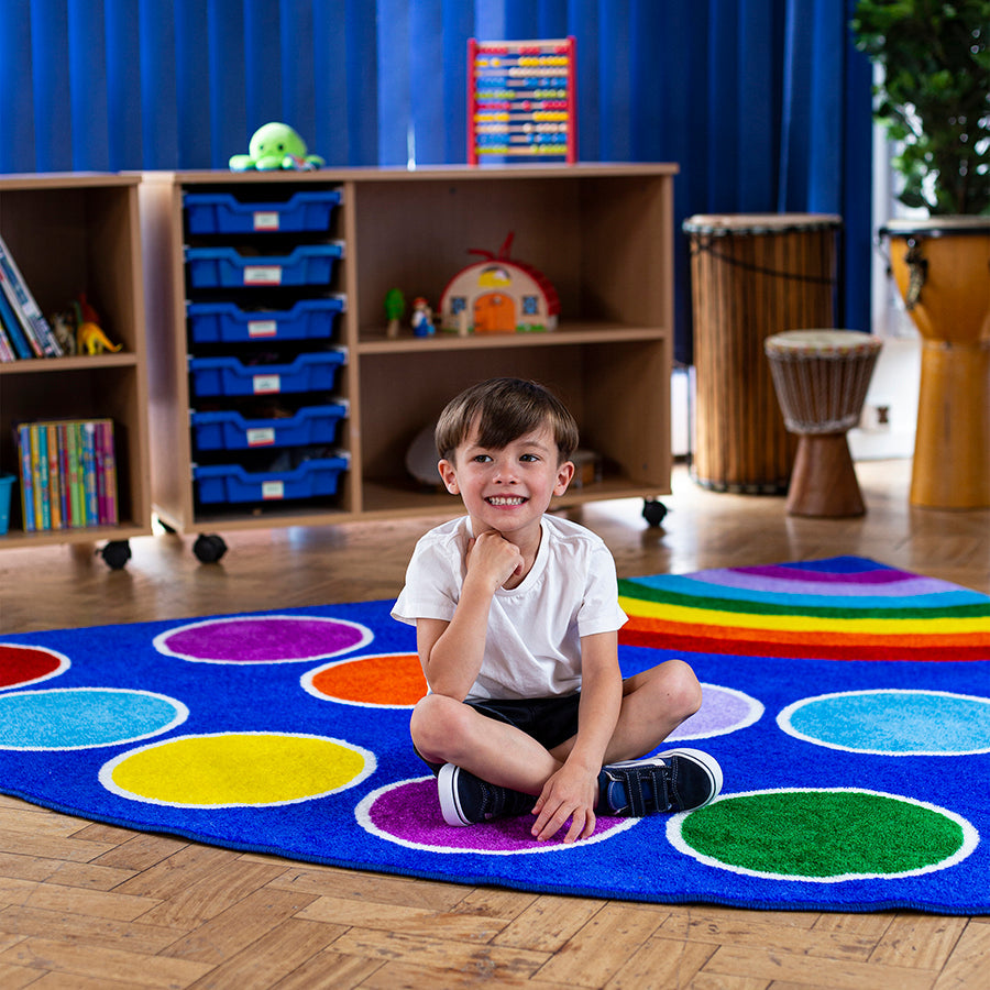 Rainbow Corner Placement Carpet