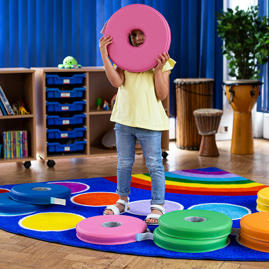 Rainbow Corner Placement Carpet
