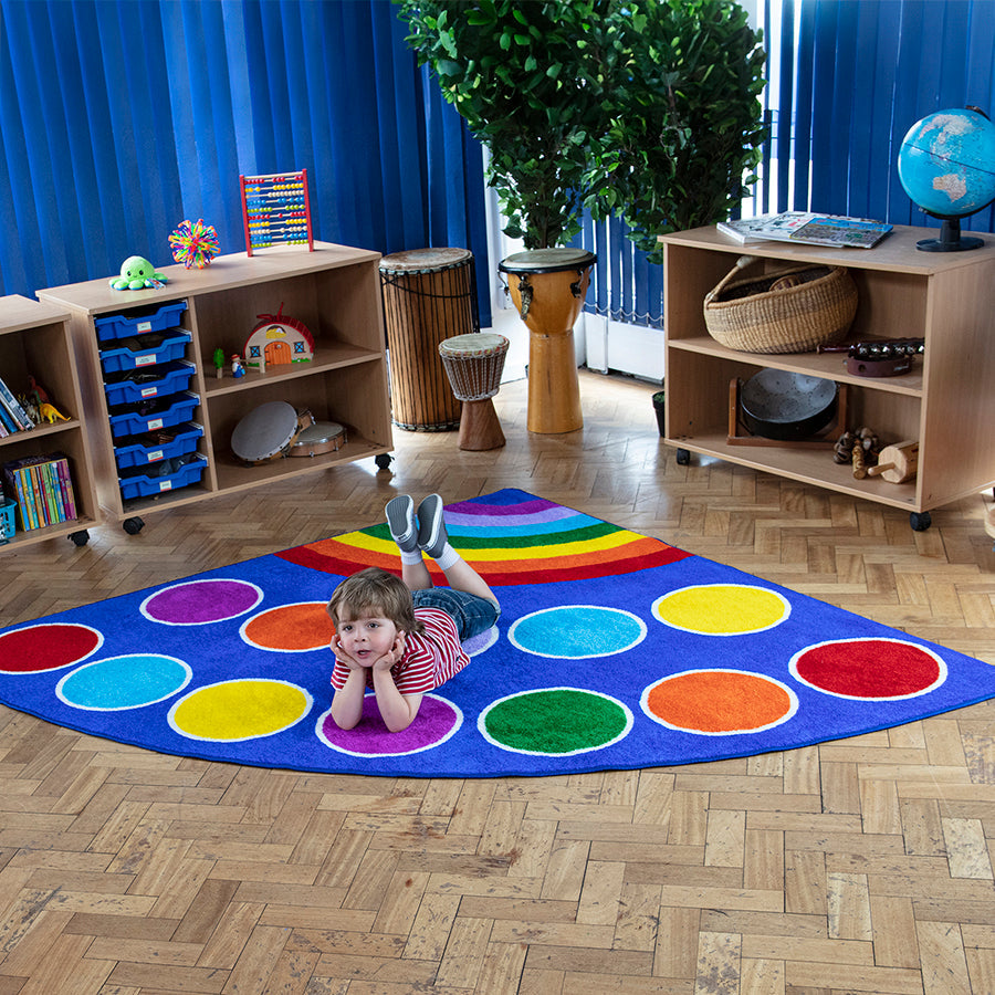 Rainbow Corner Placement Carpet