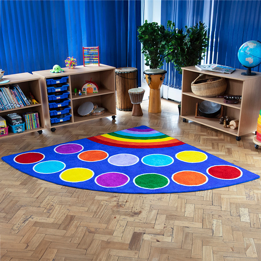 Rainbow Corner Placement Carpet