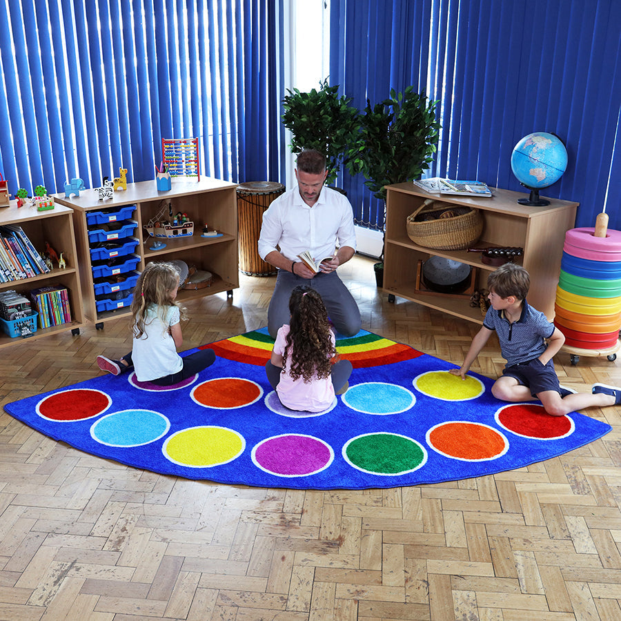 Rainbow Corner Placement Carpet
