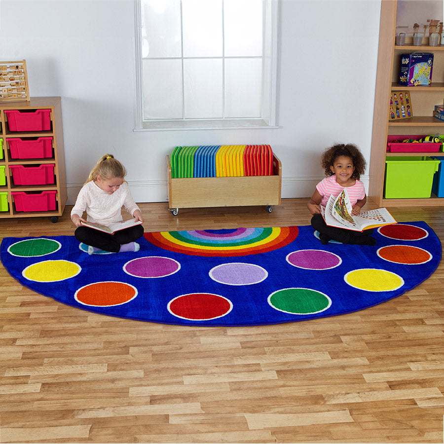 Rainbow Semi-Circle Carpet