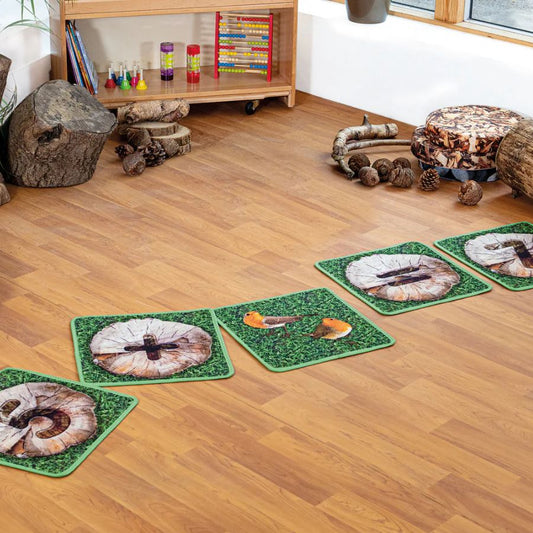 Natural World™ Indoor/Outdoor Counting Carpet Tiles - Pack of 35