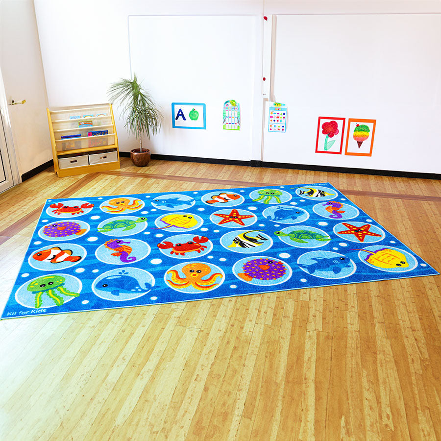 Under The Sea Rectangular Placement Carpet