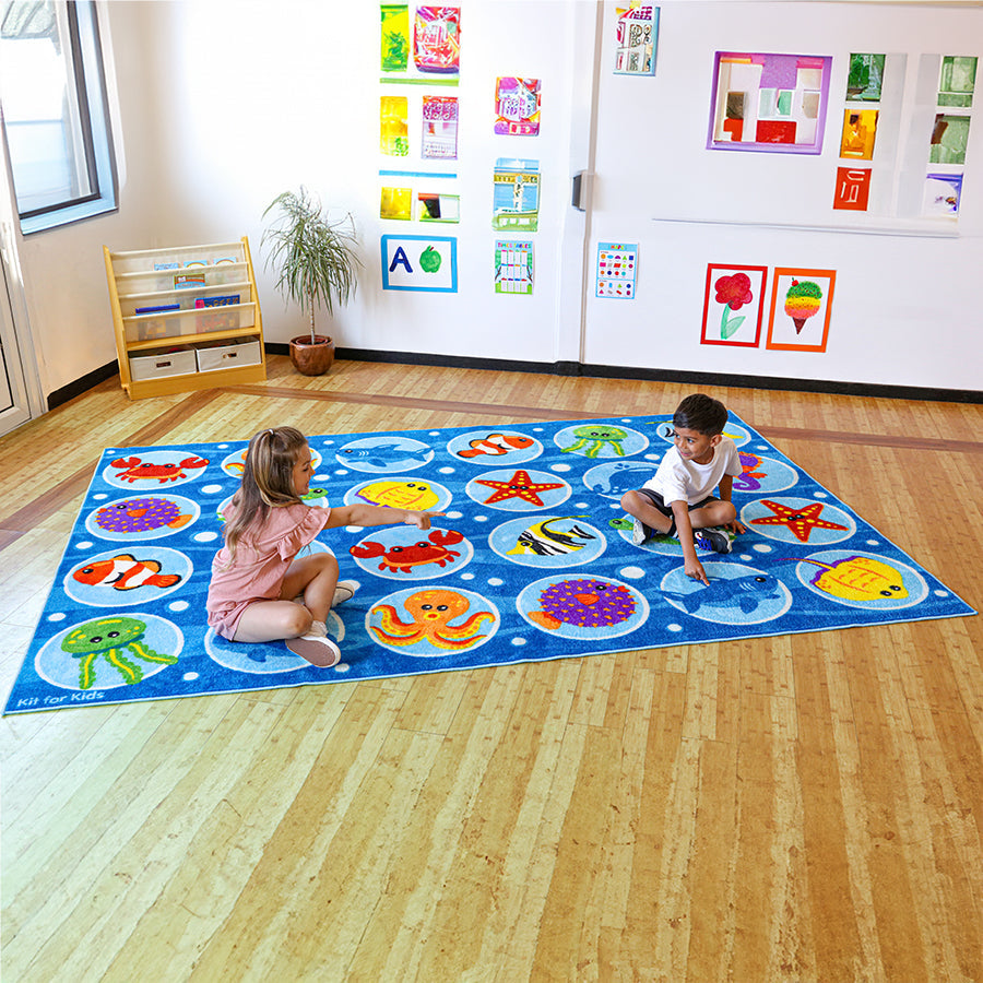 Under The Sea Rectangular Placement Carpet