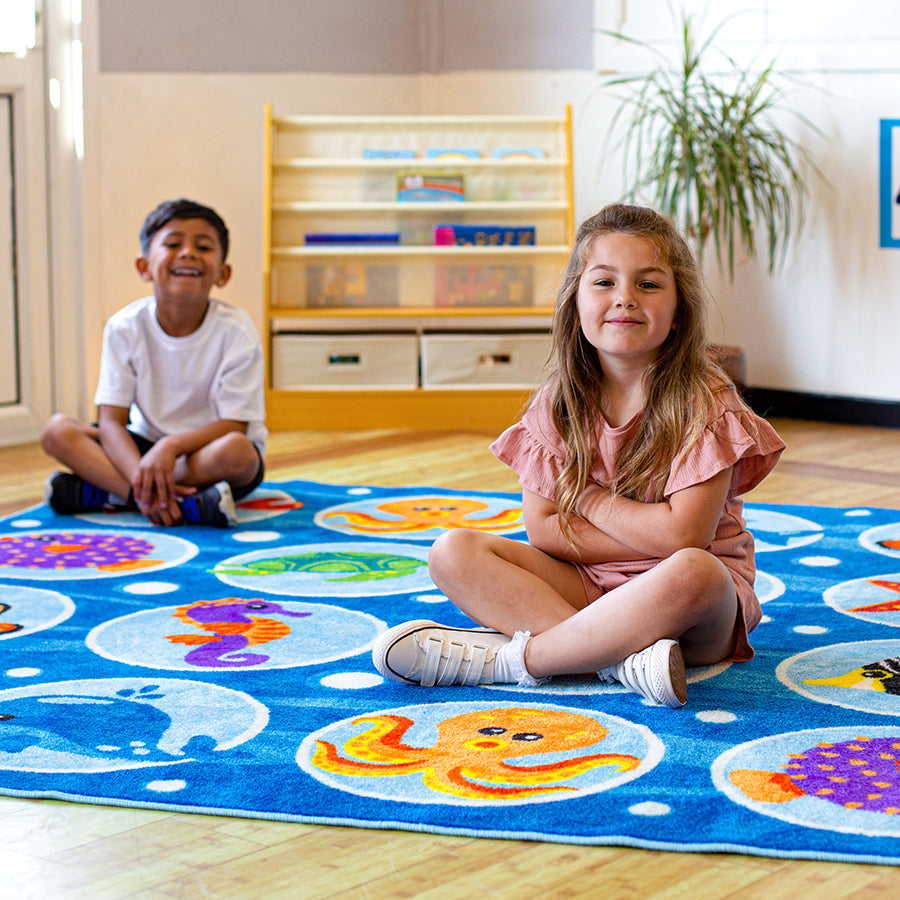 Under The Sea Rectangular Placement Carpet