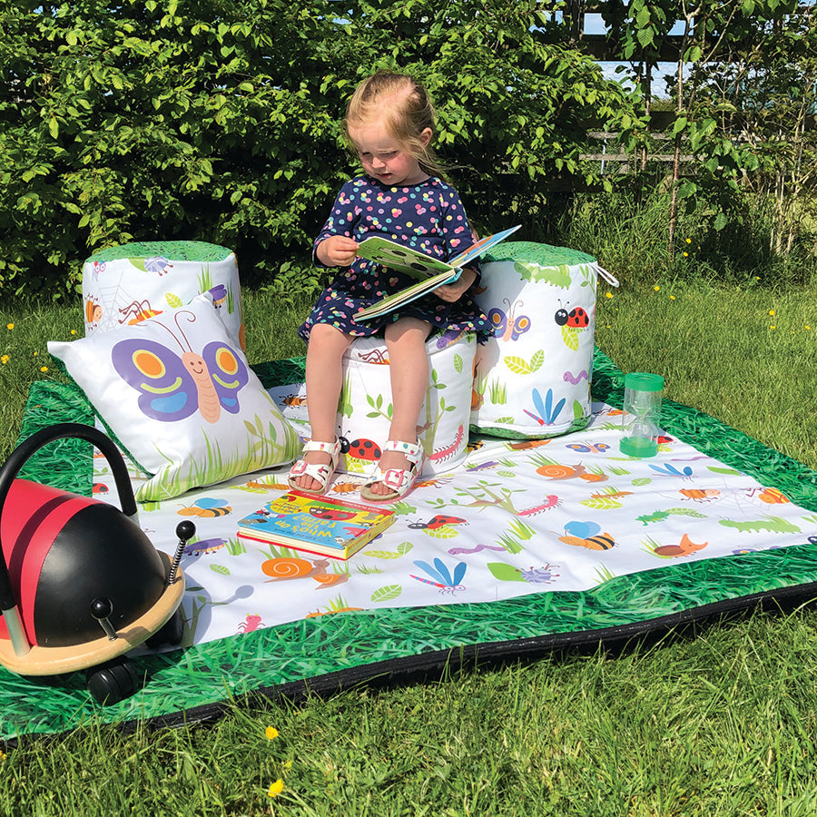 Mini-Beast Pack Of 9 Nature Theme Classroom Cushions