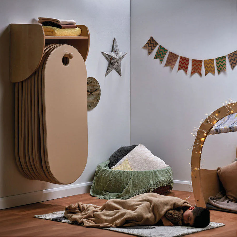 Slumberstore Wall Mounted with Cream Mats