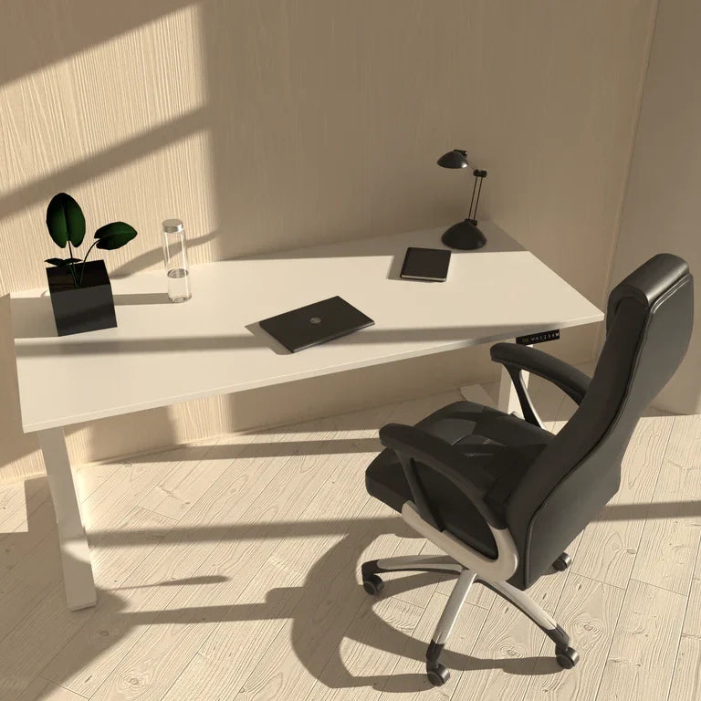 Air Height Adjustable Desk With Cable Ports