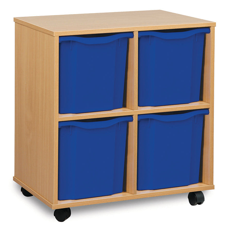 Monarch 4 Quad Tray Unit Blue Monarch Trays