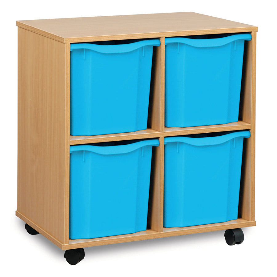 Monarch 4 Quad Tray Unit Cyan Monarch Trays