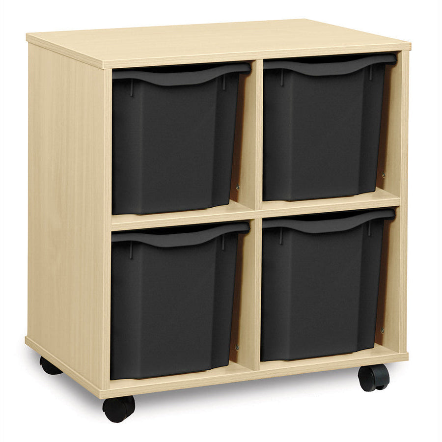 Monarch 4 Quad Tray Unit Dark Grey Monarch Trays