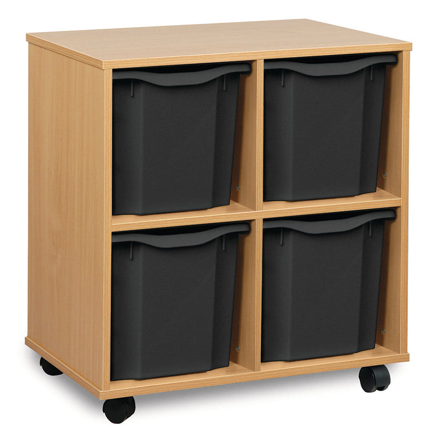 Monarch 4 Quad Tray Unit Dark Grey Monarch Trays