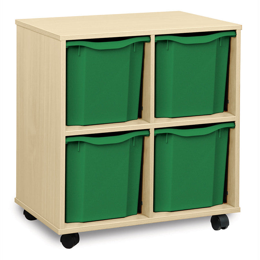 Monarch 4 Quad Tray Unit Green Monarch Trays