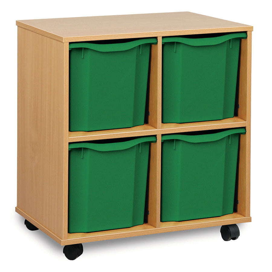 Monarch 4 Quad Tray Unit Green Monarch Trays