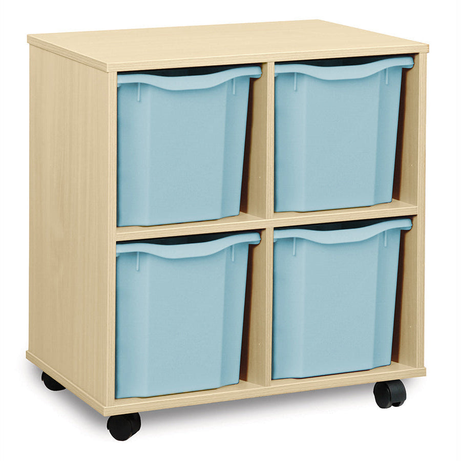 Monarch 4 Quad Tray Unit Light Blue Monarch Trays