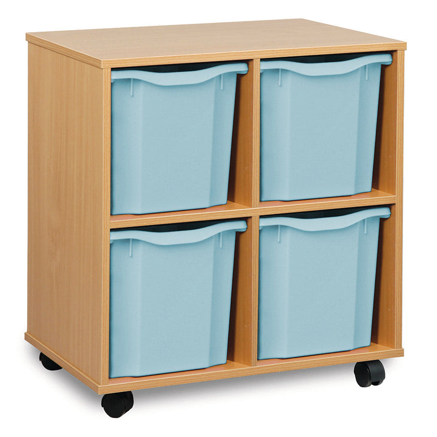 Monarch 4 Quad Tray Unit Light Blue Monarch Trays