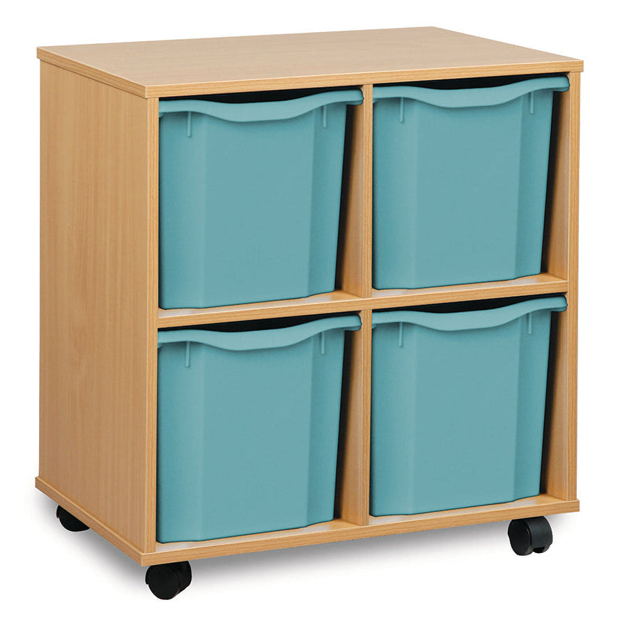 Monarch 4 Quad Tray Unit Metal Blue Monarch Trays