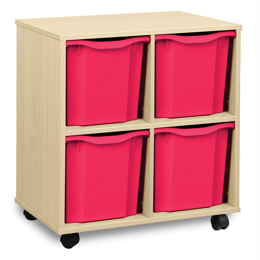 Monarch 4 Quad Tray Unit Pink Monarch Trays