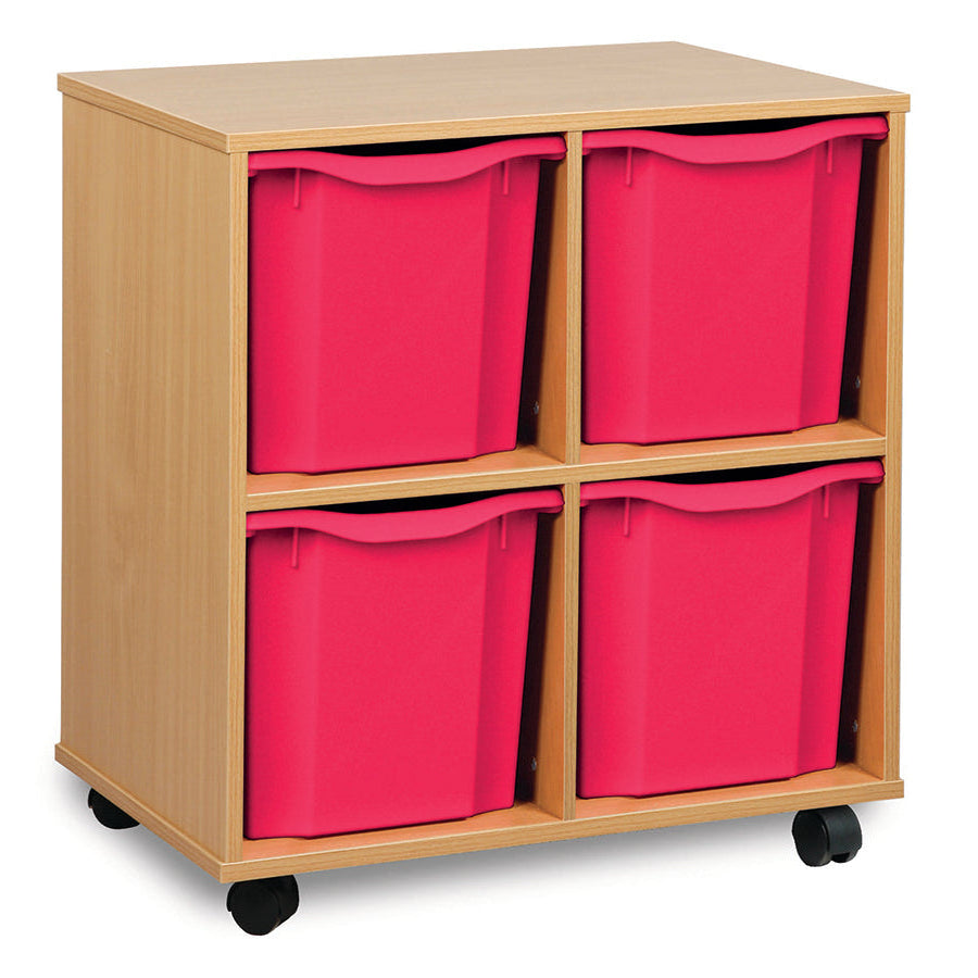 Monarch 4 Quad Tray Unit Pink Monarch Trays