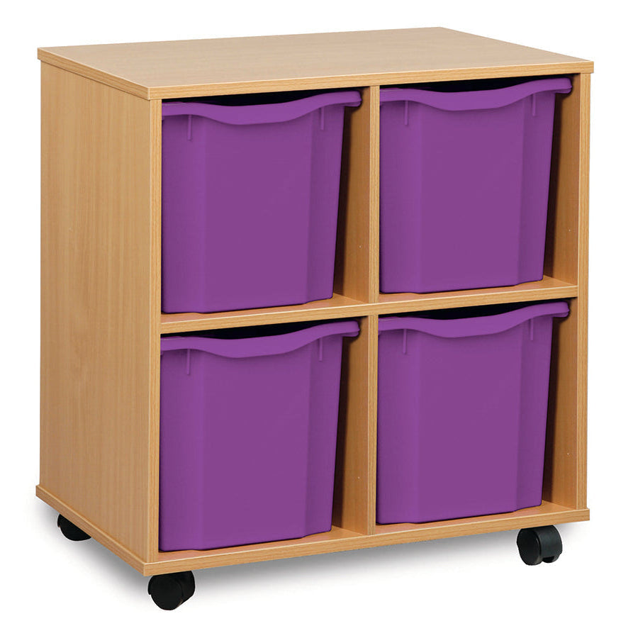 Monarch 4 Quad Tray Unit Purple Monarch Trays