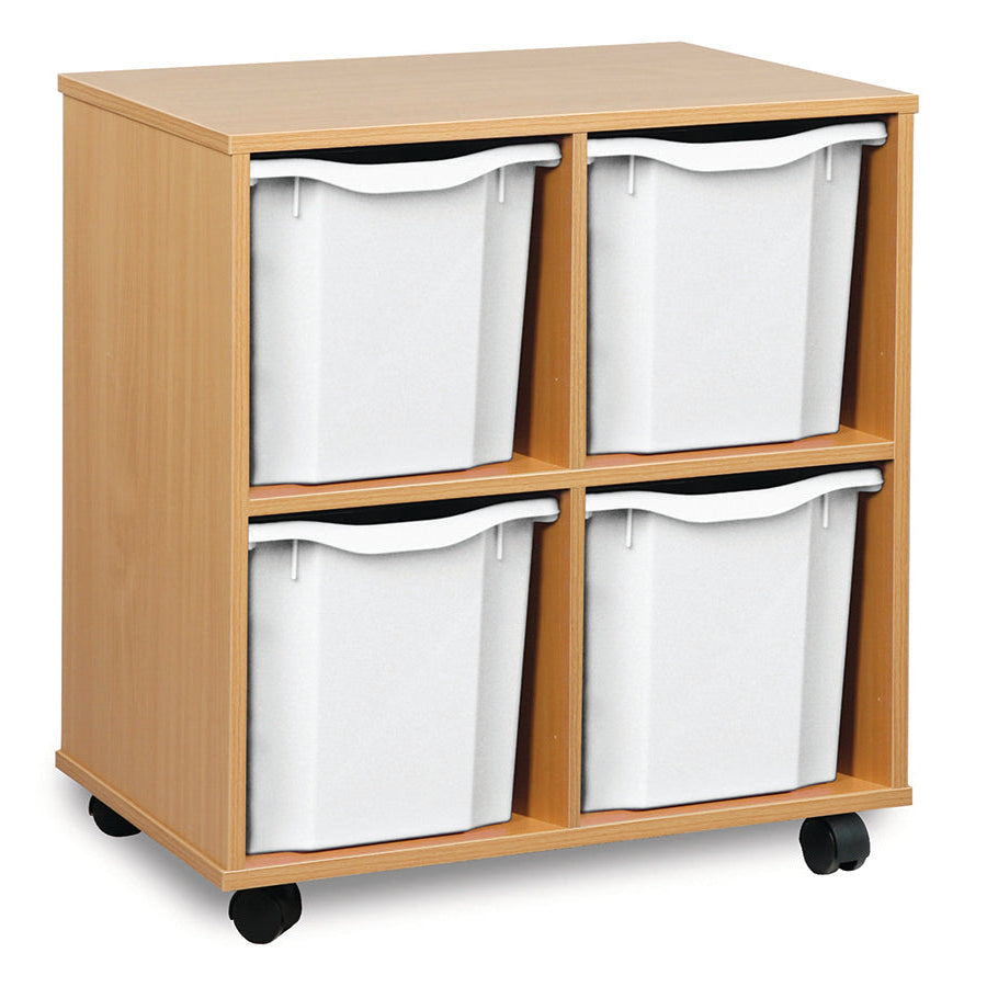 Monarch 4 Quad Tray Unit White Monarch Trays