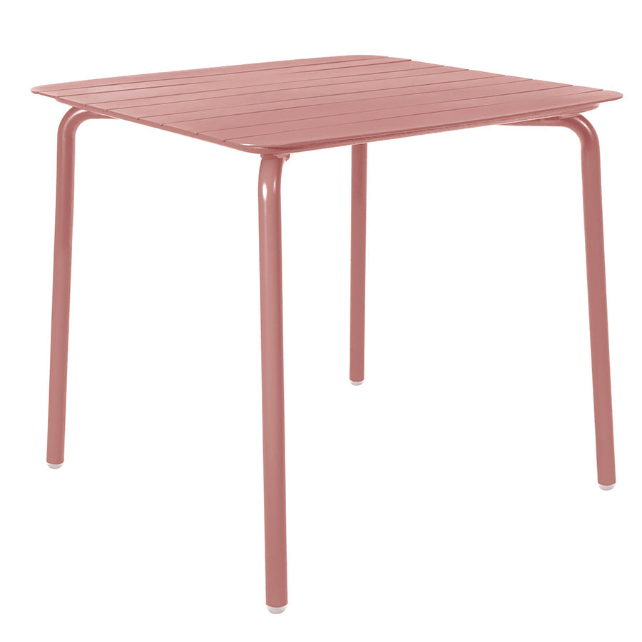 Breeze Aluminium Slatted Square Table