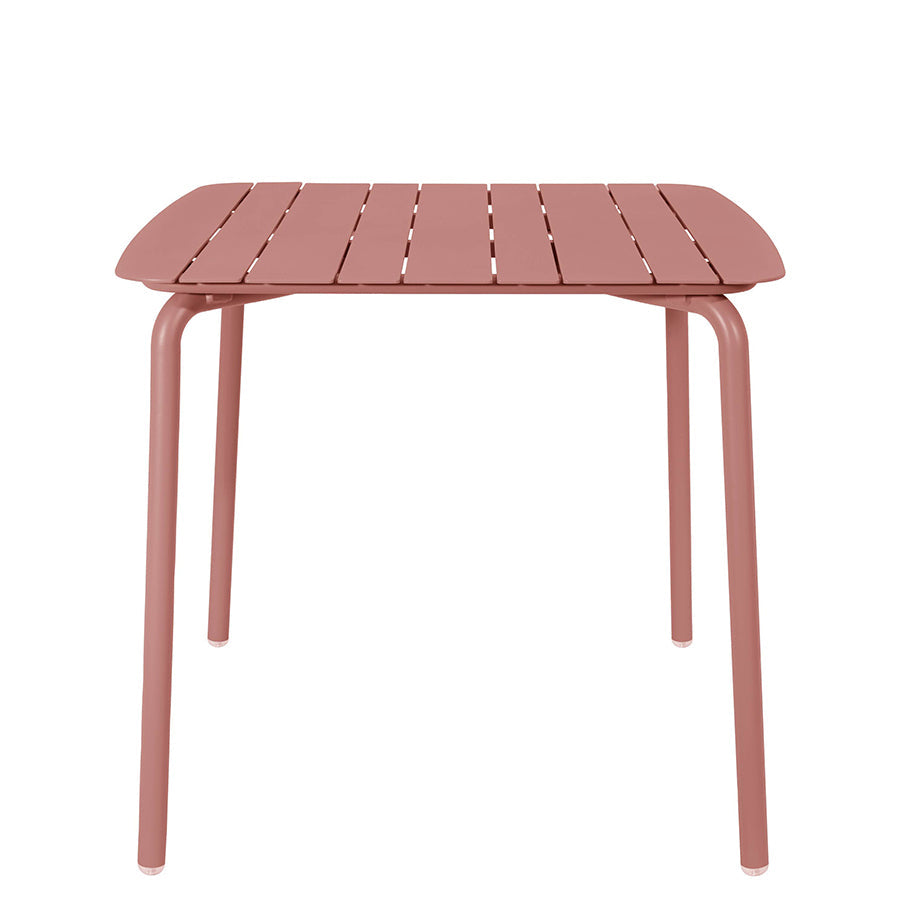 Breeze Aluminium Slatted Square Table