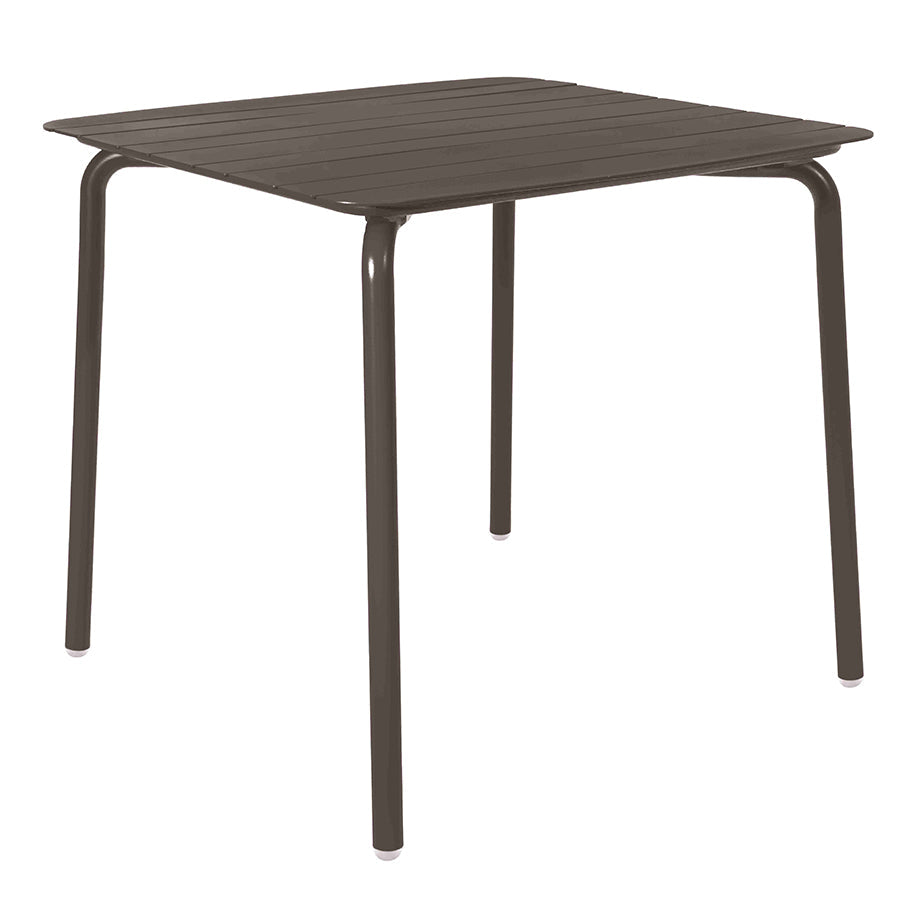 Breeze Aluminium Slatted Square Table
