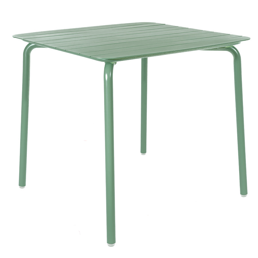 Breeze Aluminium Slatted Square Table