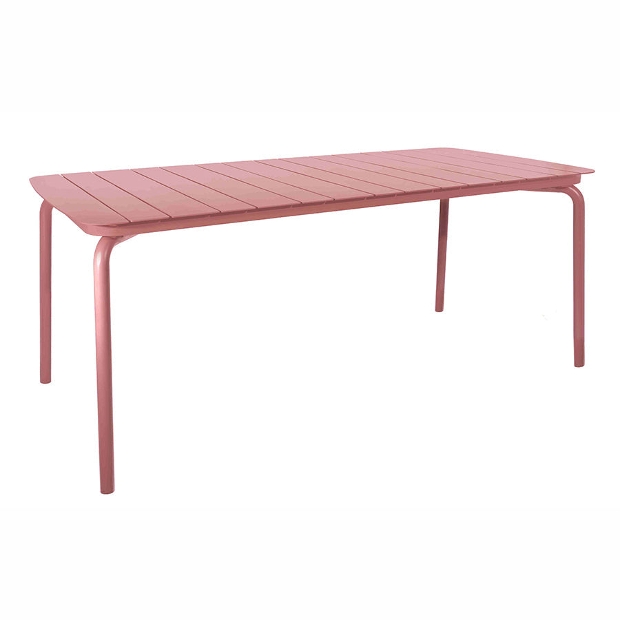 Breeze Aluminium Slatted Rectangular Table
