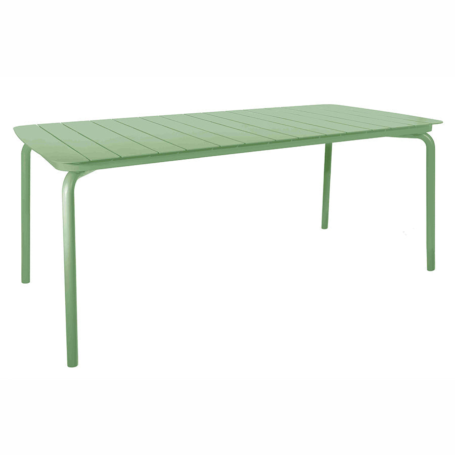 Breeze Aluminium Slatted Rectangular Table
