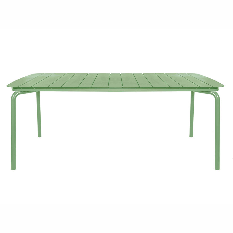 Breeze Aluminium Slatted Rectangular Table