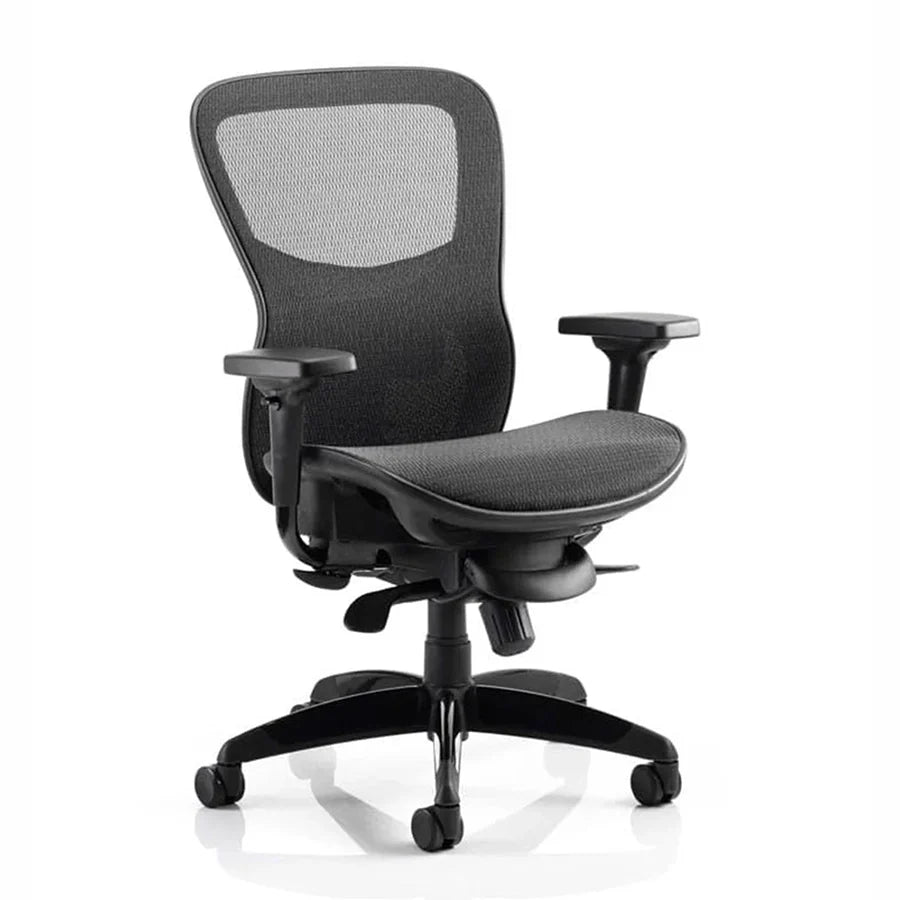 Stealth Shadow High Mesh Back Ergonomic Posture Chair with Arms