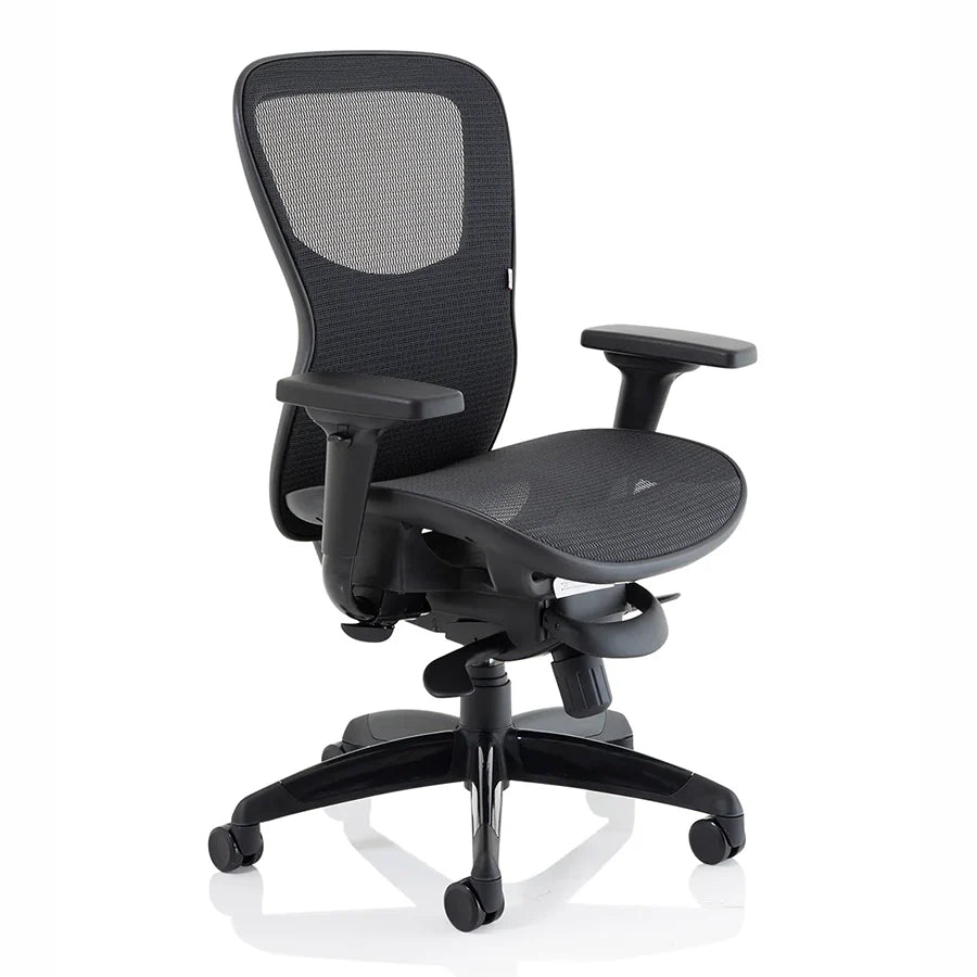 Stealth Shadow High Mesh Back Ergonomic Posture Chair with Arms