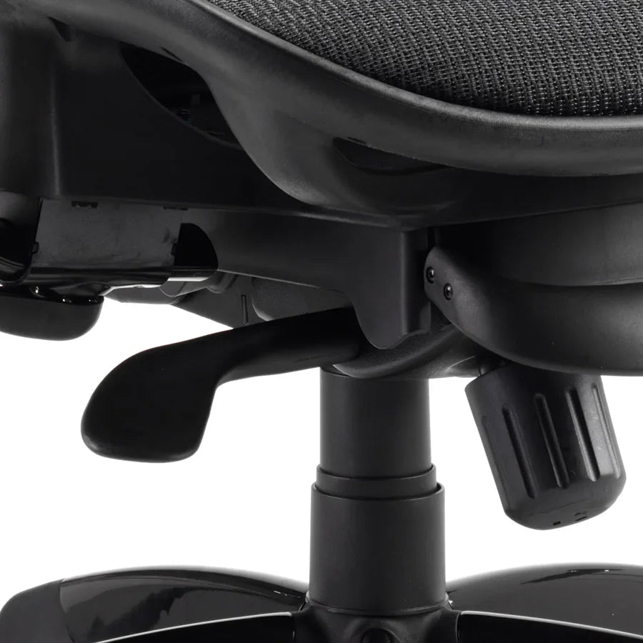 Stealth Shadow High Mesh Back Ergonomic Posture Chair with Arms and Headrest