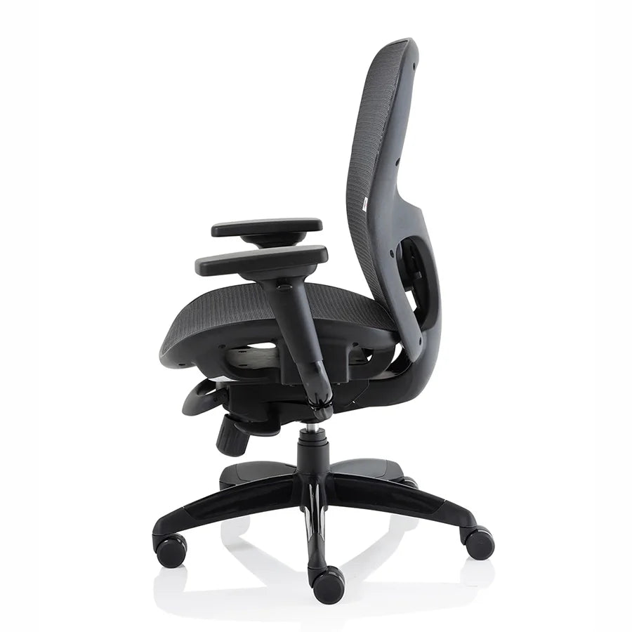 Stealth Shadow High Mesh Back Ergonomic Posture Chair with Arms
