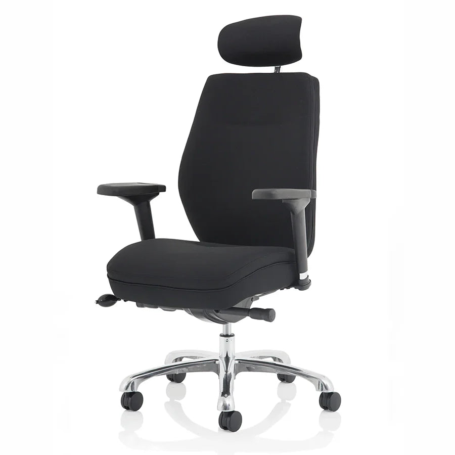 Domino High Back Black Ergonomic Posture Chair