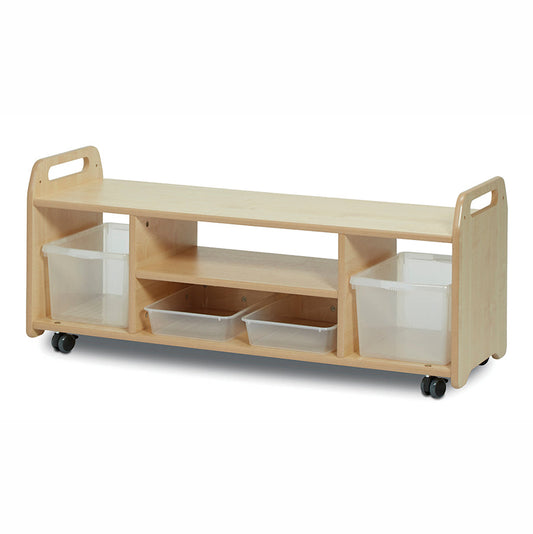 Tall Easel Stand/Storage Trolley 4 Station