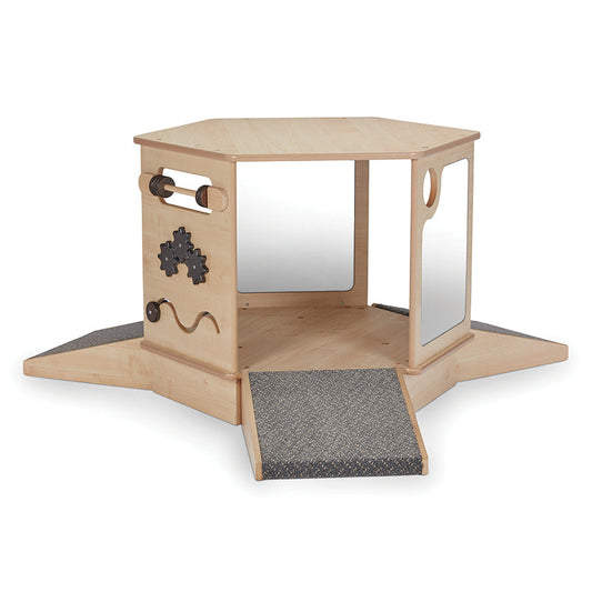 Magical Mirror Den with Ramps and Sensory Cushion