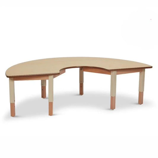 Semi Circle Table (W1630 x D560mm) Height Adjustable